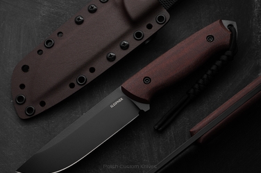 NÓŻ SURVIVALOWY RATEL II 41 SLEIPNER MICARTA TD KNIVES