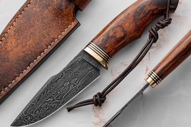 NÓŻ MYŚLIWSKI TAKTYCZNY REX 5 DAMAST SIMON'S KNIVES