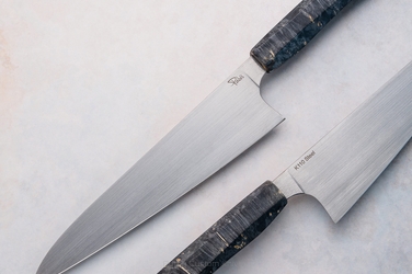 NÓŻ KUCHENNY GYUTO 210 8 K110 D2 KLON STABILIZOWANY RĘKOJEŚĆ PROFILOWANA PABIŚ