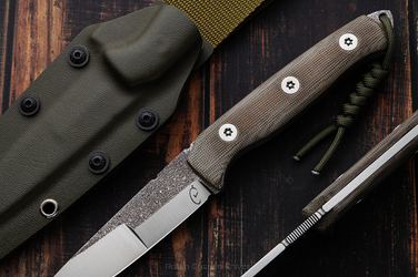 NÓŻ SURVIVALOWY TAKTYCZNY HUNTER 2 OLIVE PODCZAS KNIVES
