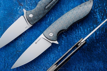 FOLDING KNIFE FOLDER STING #0710 TESSERACT M390 HERMAN KNIVES