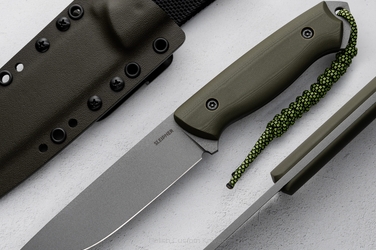 NÓŻ SURVIVALOWY RATEL II 36 SLEIPNER G10 OLIVE TD KNIVES