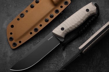 NÓŻ SURVIVALOWY RATEL II 39 SLEIPNER G10 SAND TD KNIVES