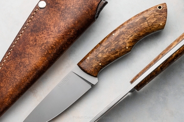 NÓŻ SURVIVALOWY MYŚLIWSKI POGWIZD HUNTER 23 K110 D2 CZECZOTA KLONU SIMON'S