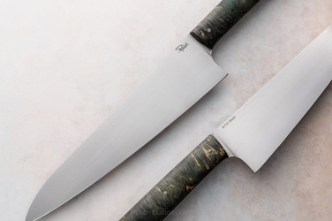 NÓŻ KUCHENNY CHEF 210 31 KLON STABILIZOWANY D2 K110 PABIŚ KNIVES
