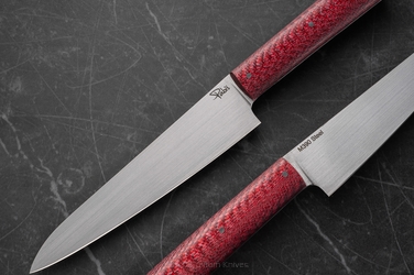 NÓŻ KUCHENNY POMOCNIK 160 13 M390 RED TWILL PABIŚ