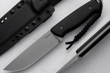 NÓŻ SURVIVALOWY RATEL II 35 SLEIPNER G10 BLACK TD KNIVES