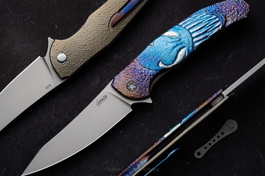 NÓŻ SKŁADANY FOLDER ISHTAR 3 VENOM M390 HERMAN PIMPED by MICHO