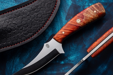 NÓŻ EDC MYŚLIWSKI PENKNIFE 3 BECUT DREWNO STABILIZOWANE BM