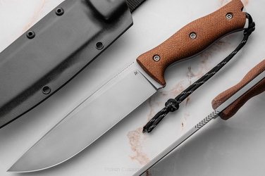 DUŻY NÓŻ SURVIVALOWY TAKTYCZNY KRYPTON 170 9 CPM 3V MICARTA AK KNIVES