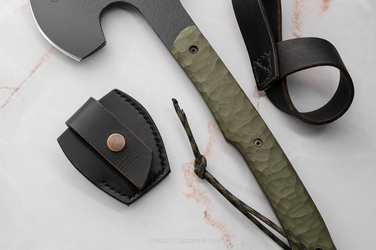 TOPOREK VULCAN 1 51CrV4 6150 G10 CERAKOTE VULTUR KNIVES