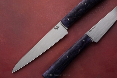 NÓŻ KUCHENNY POMOCNIK 120 10 K110 DREWNO STABILIZOWANE PABIŚ KNIVES