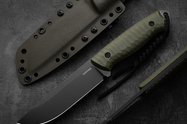 NÓŻ SURVIVALOWY RATEL II 38 SLEIPNER G10 OLIVE TD KNIVES