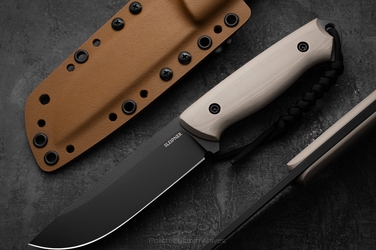 NÓŻ SURVIVALOWY RATEL II 40 SLEIPNER G10 SAND TD KNIVES