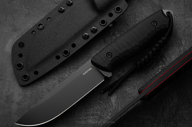 NÓŻ SURVIVALOWY RATEL II 37 SLEIPNER G10 BLACK TD KNIVES