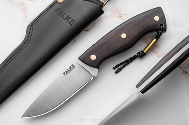 HUNTING KNIFE HUNTER STANDARD  HS 244 K110 AFRICAN WENGE FALKE KNIVES