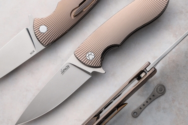 NÓŻ SKŁADANY FOLDER STING 345 M398 HERMAN KNIVES