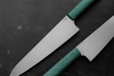 NÓŻ KUCHENNY CHEF 210 22 GREEN TWILL D2 K110 PABIŚ KNIVES