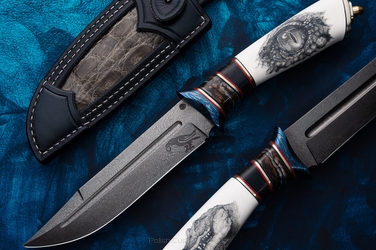 DUŻY NÓŻ TAKTYCZNY KROKODYL KROPIWNICKI KNIVES